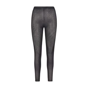 SKIMS LOGO MESH FOIL LEGGINGS